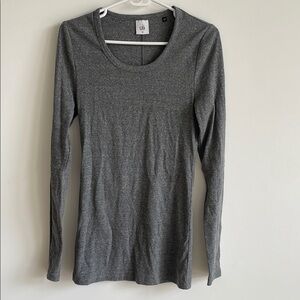 CAbi Gray Long Sleeve Shirt